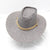 Men's Simple Style Solid Color Big Eaves Straw Hat