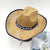 Men's Simple Style Solid Color Big Eaves Straw Hat