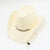 Men's Simple Style Solid Color Big Eaves Straw Hat