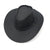 Men's Simple Style Solid Color Big Eaves Straw Hat