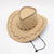 Men's Simple Style Solid Color Big Eaves Straw Hat