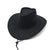 Men's Simple Style Solid Color Big Eaves Straw Hat