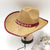 Men's Simple Style Solid Color Big Eaves Straw Hat