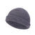 Men's Simple Style Solid Color Crimping Wool Cap