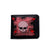 Men's Skull PVC Open Small Wallets