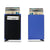 Men's Solid Color  Cloth Aluminium Alloy Open Card Holder