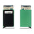 Men's Solid Color  Cloth Aluminium Alloy Open Card Holder