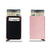 Men's Solid Color  Cloth Aluminium Alloy Open Card Holder