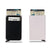 Men's Solid Color  Cloth Aluminium Alloy Open Card Holder