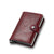 Men's Solid Color Pu Leather Buckle Card Holder