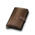 Men's Solid Color Pu Leather Buckle Card Holder