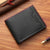 Men's Solid Color Pu Leather Buckle Wallets