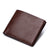 Men's Solid Color Pu Leather Flip Cover Wallets