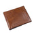 Men's Solid Color Pu Leather Flip Cover Wallets