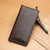 Men's Solid Color Pu Leather Flip Cover Wallets