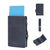 Men's Solid Color Pu Leather Open Card Holders