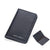 Men's Solid Color Pu Leather Open Card Holders