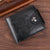 Men's Solid Color Pu Leather Open Small Wallets