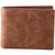 Men's Solid Color Pu Leather Open Small Wallets