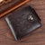 Men's Solid Color Pu Leather Open Small Wallets