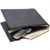 Men's Solid Color Pu Leather Open Small Wallets