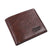 Men's Solid Color Pu Leather Open Wallets