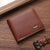 Men's Solid Color Pu Leather Open Wallets