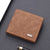 Men's Solid Color Pu Leather Open Wallets