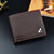 Men's Solid Color Pu Leather Open Wallets