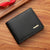 Men's Solid Color Pu Leather Open Wallets