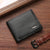 Men's Solid Color Pu Leather Open Wallets