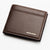 Men's Solid Color Pu Leather Open Wallets