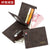 Men's Solid Color Pu Leather Open Wallets