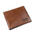 Men's Solid Color Pu Leather Open Wallets