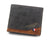 Men's Solid Color Pu Leather Open Wallets