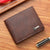 Men's Solid Color Pu Leather Open Wallets