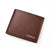 Men's Solid Color Pu Leather Open Wallets