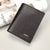 Men's Solid Color Pu Leather Open Wallets