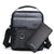 Men's Solid Color Pu Leather Zipper Handbag