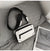 Men's Solid Color Pu Leather Zipper Shoulder Bag