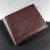 Men's Solid Color Pu Leather Zipper Small Wallets