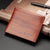 Men's Stripe Solid Color Pu Leather Open Wallets