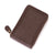 Men's Unisex Solid Color Pu Leather Zipper Wallets