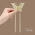 Metal Butterfly Hairpin Women's High-grade Temperament Half-tie Hair Tassel Pendant Hair Accessories  New Back Head Clip