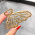 Metal Catch Butterfly Clip Back Head Hair Catch Simple Hollow Hairpin  Wholesale