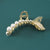 Metal Grab Clip Elegant Bow Hairpin Back Head Large Shark Clip French Pearl Clip Hair Accessories Wholesale