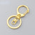 Metal Keychain D-shaped Buckle Three-piece Key Ring Jewelry Accessories D-ring Key Chain Handmade Material Hardware Wholesale