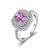 Micro Set Zircon Women&#39;s Ring Korean Diamond Wedding Ring Ring