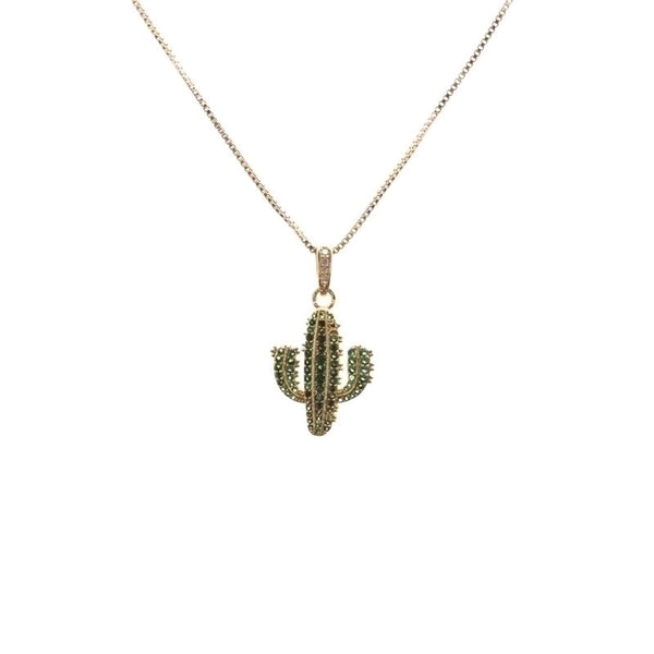 Micro-inlaid Zircon Pendant Necklace