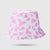 Milk Printing Bucket Hat Female Korean Style Reversible Hip Hop Cool Simple Short Brim Leisure Artistic Bucket Hat Male Harajuku Style